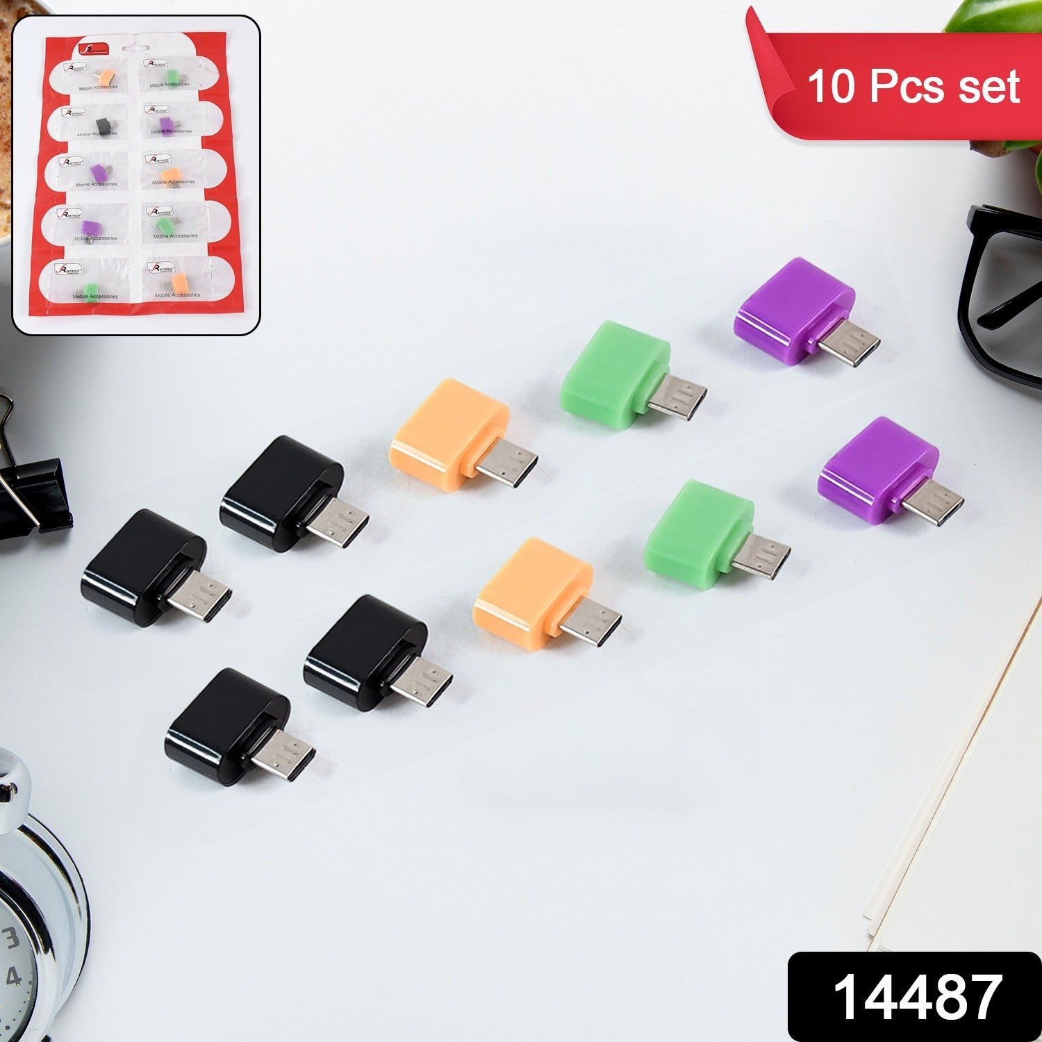 Micro USB OTG Adapter Converter (10 Pcs Set) Micro USB OTG Adapter Converter (10 Pcs Set)